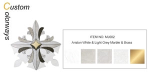 Factory Supplier Interior Design Brass Mosaic Tile