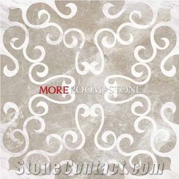 High End Expensive Marble Waterjet Medallion Tiles