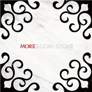 High End Expensive Marble Waterjet Medallion Tiles