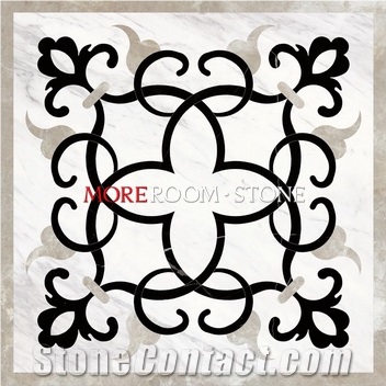 High End Expensive Marble Waterjet Medallion Tiles