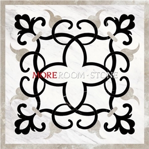 High End Expensive Marble Waterjet Medallion Tiles