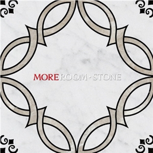 High End Expensive Marble Waterjet Medallion Tiles
