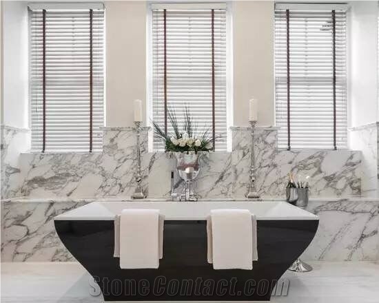 Bianco Statuario Marble Countertop Kitchen Worktop