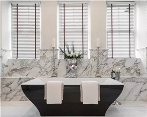 Bianco Statuario Marble Countertop Kitchen Worktop