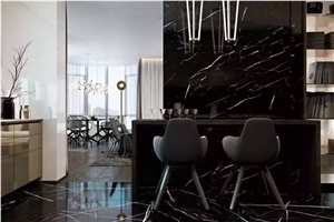 Black Marquina Marble Countertops Kitchen Bar Top