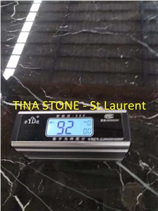 Black St Laurent Marble Stone Slabs Wall Tiles