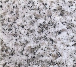 Blanco Crystal White Granite Tiles Bush Hammered