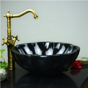 China Granite Shanxi Black Stone Sinks Basins