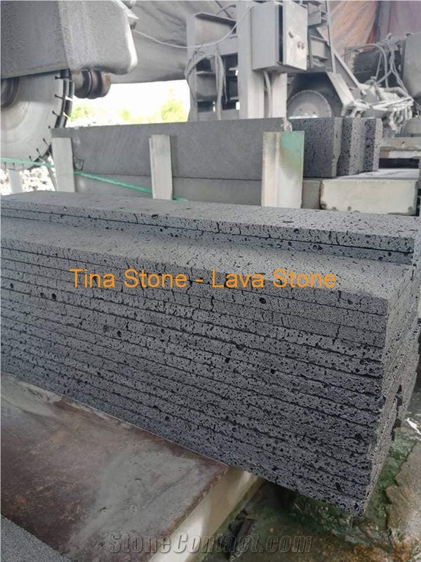 China Lava Stone Tiles Slabs Floor Wall Covering