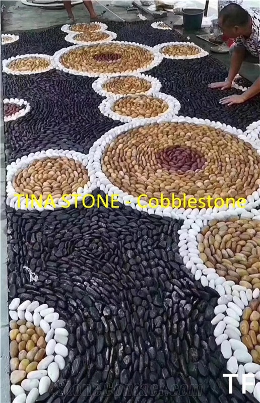 Cobblestone Pebble Walkway Decorative Cobbles