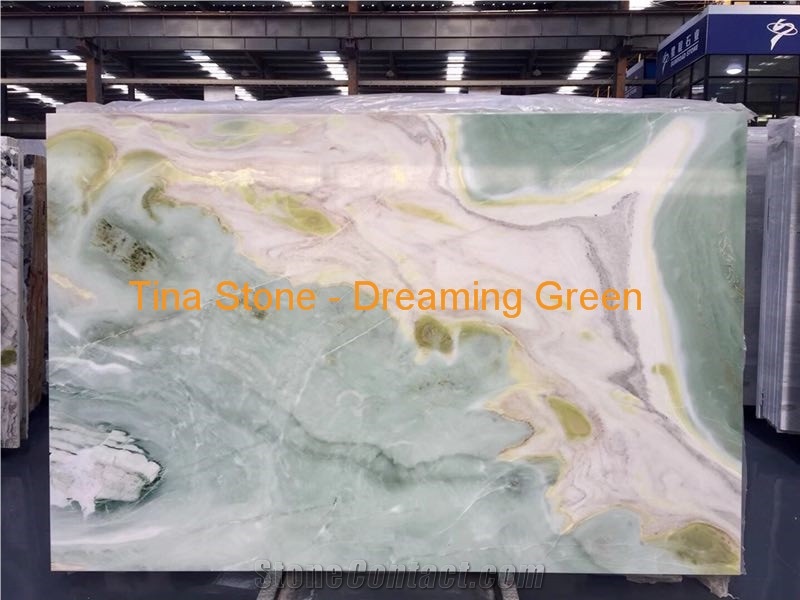 Dreaming Green Stone Marble Tiles Slabs Wall Floor