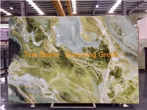 Dreaming Green Stone Marble Tiles Slabs Wall Floor