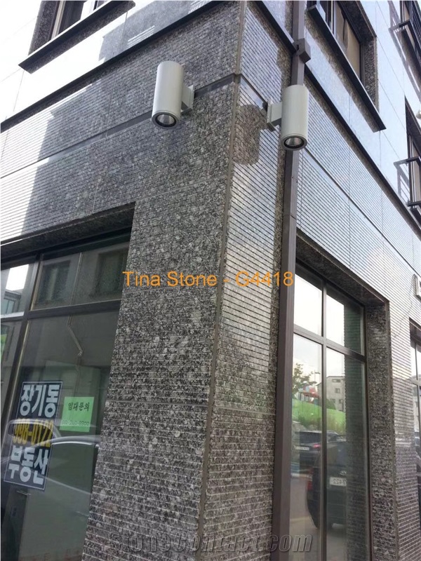 G418 Sea Wave Granite Tiles Slabs Garden Floor