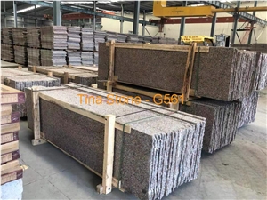 G561 Granite Red Slabs Tiles Floor Wall Covering
