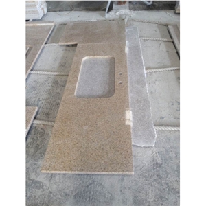 G682 Yellow Rustic Granite Kitchen Worktops