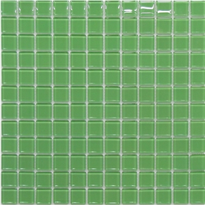 Green Glass Wall Floor Mosaic Building Decoration