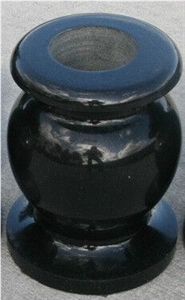 Highly Finished Black Granite Monuments