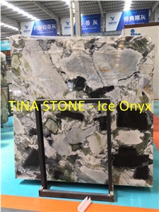 Ice Onyx Stone Flooring Slabs Wall Covering Ice Onyx Stone Flooring Slabs Wall Covering