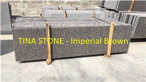 Imperial Brown Granite Stone Tiles Slabs Floor