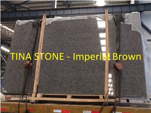 Imperial Brown Granite Stone Tiles Slabs Floor