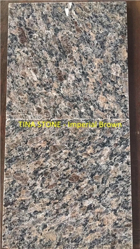Imperial Brown Granite Stone Tiles Slabs Floor
