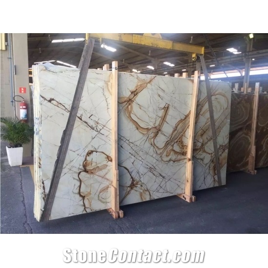 Imported White Color Roman Quartzite Tile Slabs