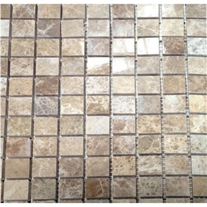 Interior Stone Dark Emperador Composited Mosaic