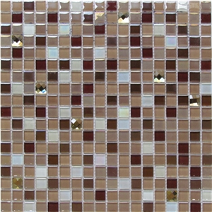 Interior Stone Floor Glass Crystal Mosaic Wall