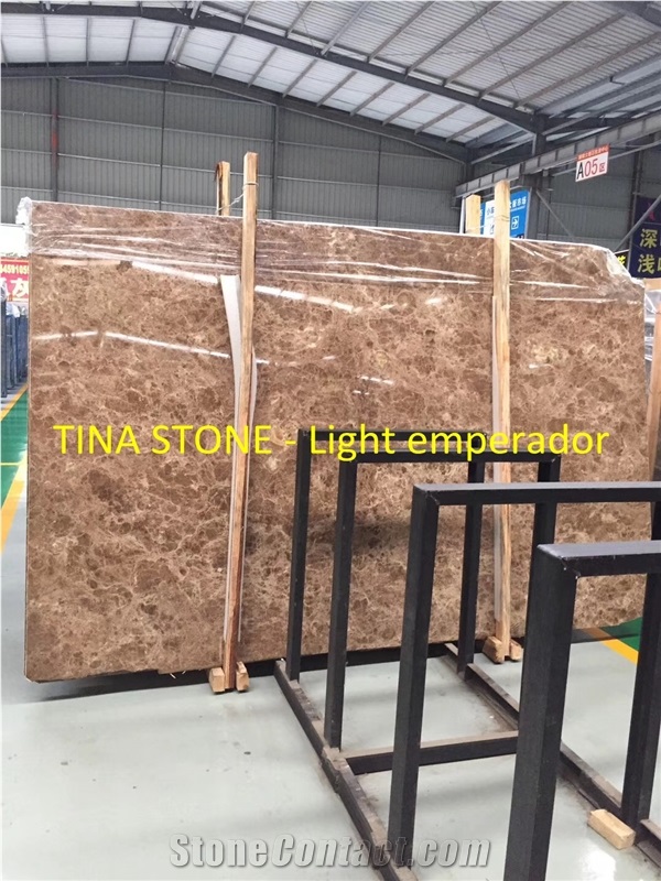 Light Emperador Marble Slabs Wall Floor Covering