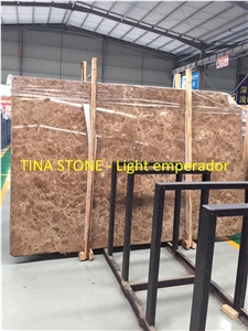 Light Emperador Marble Slabs Wall Floor Covering