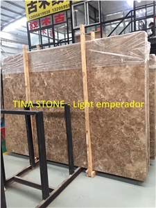 Light Emperador Marble Slabs Wall Floor Covering
