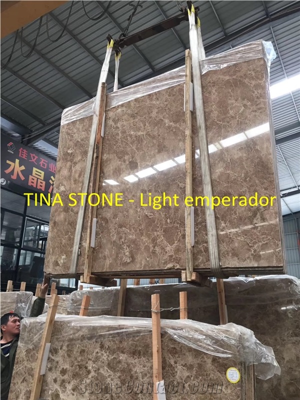 Light Emperador Marble Slabs Wall Floor Covering