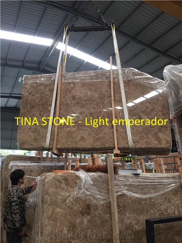 Light Emperador Marble Slabs Wall Floor Covering