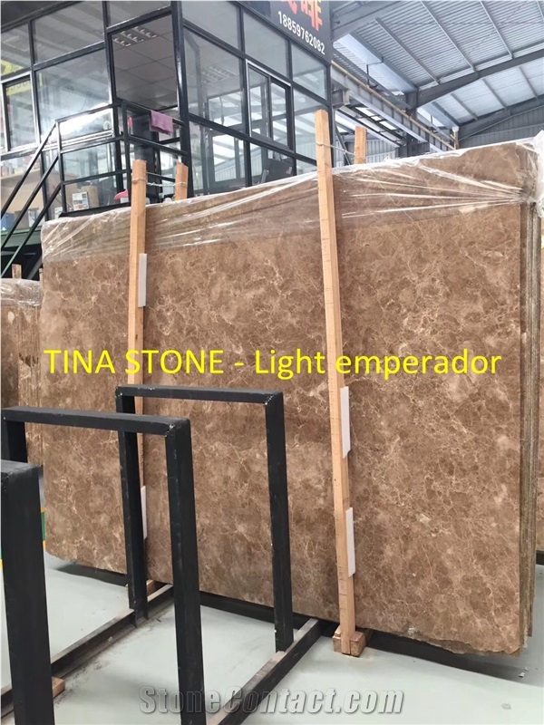 Light Emperador Marble Slabs Wall Floor Covering