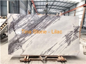 Lilac Marble Tiles Slabs Floor Covering Polished
