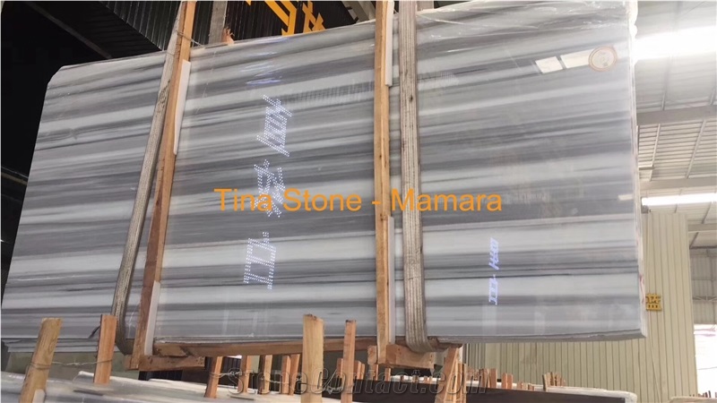 Mamara White Marble Tiles Slabs Floor Covering