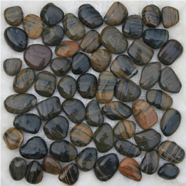 Mixed River Walkway Pebble Stone Multicolor