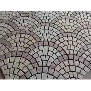 Multicolor Cobble Stone Garden Stepping Pavements