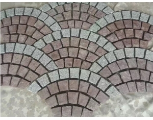 Multicolor Cobble Stone Garden Stepping Pavements
