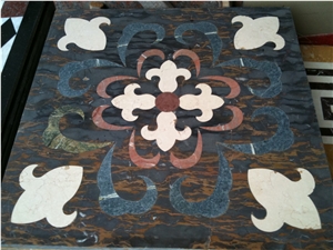Multicolor Water Jet Stone Home Hotel Decoration