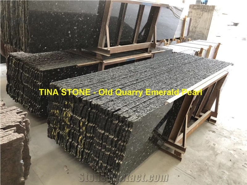 Old Quarry Emerald Pearl Granite Slabs