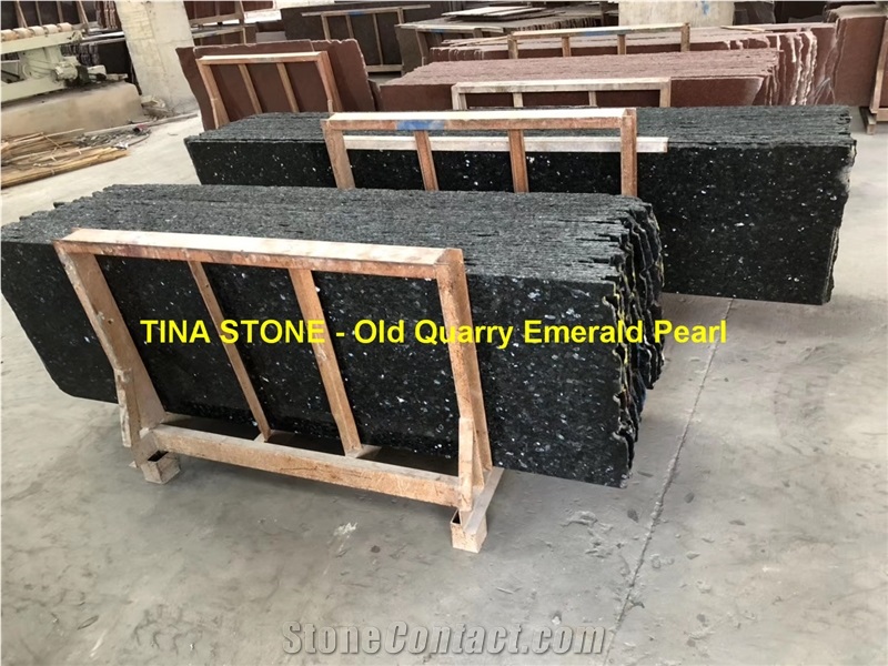 Old Quarry Emerald Pearl Granite Slabs
