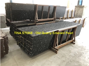 Old Quarry Emerald Pearl Granite Slabs
