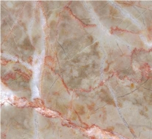 Red Vein Beige Marble Wall Tiles Floor Slabs