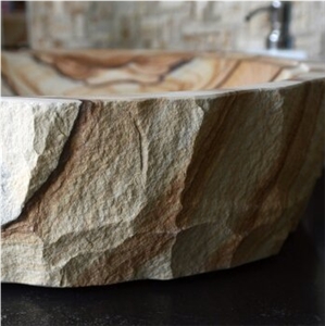 Sandstone Stone Basins Kitchen Bathroom Sinks