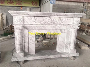 Stone Fireplace Interior Indoor Mantel Design