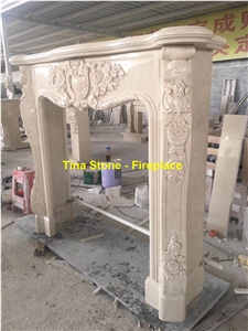 Stone Fireplace Interior Indoor Mantel Design