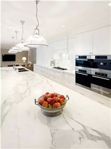 White Calacatta Marble Kitchen Bathroo Countertop White Calacatta Marble Kitchen Bathroo Countertop