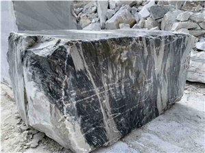 Bardiglio Nero Di Carrara Marble Block