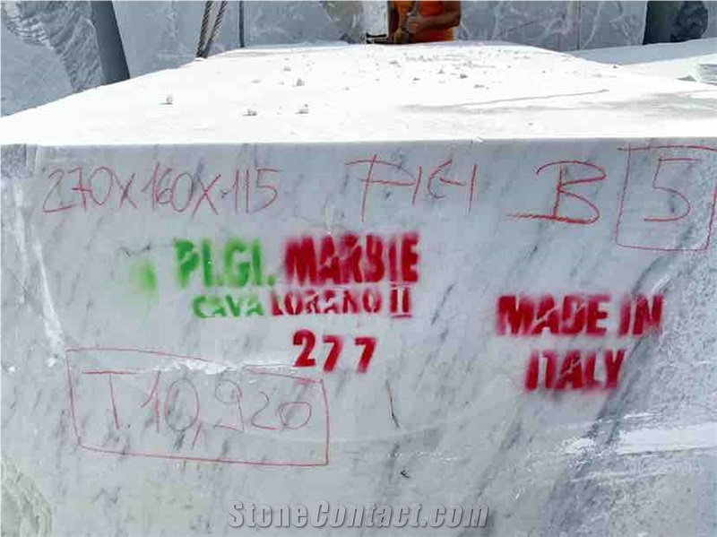 Bianco Carrara C Extra Marble Blocks